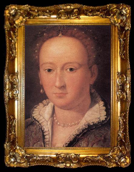 framed  ALLORI Alessandro Portrait of a Woman hhhy, ta009-2